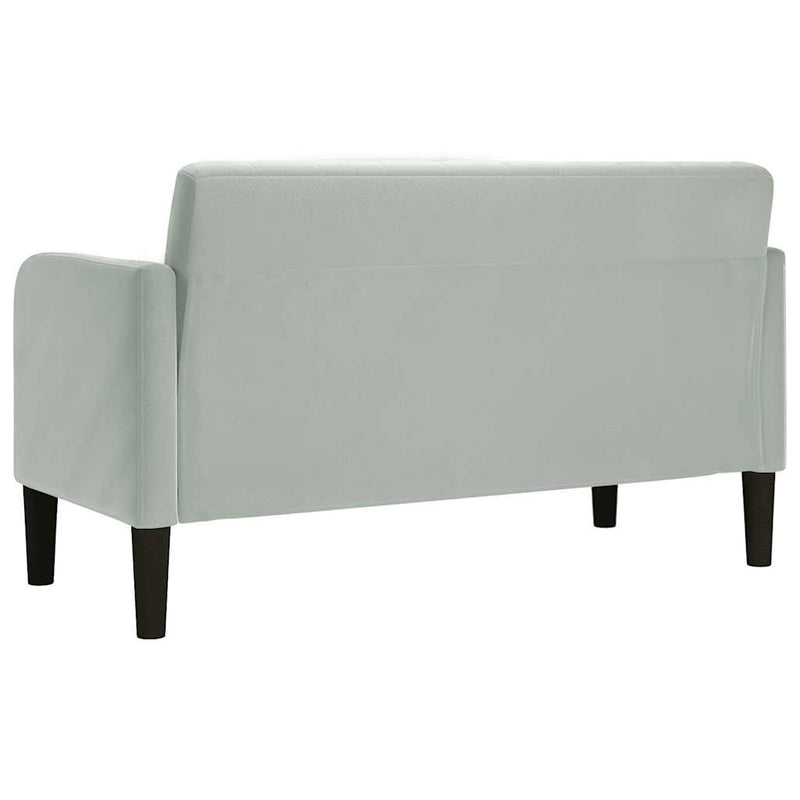 Canapea lovesea gri deschis 109 cm catifea