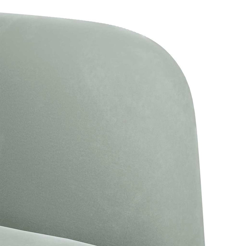 Canapea lovesea gri deschis 109 cm catifea