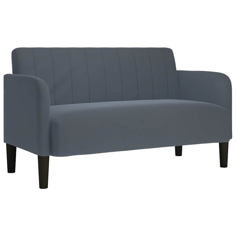 Canapea lovesea gri închis 109 cm catifea