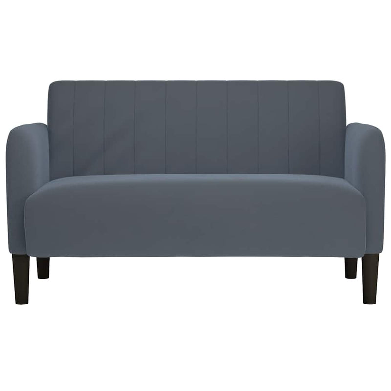 Canapea lovesea gri închis 109 cm catifea