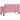 Canapea lovesea roz 109 cm catifea
