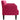 Canapea loveseat rosu vin 109 cm catifea