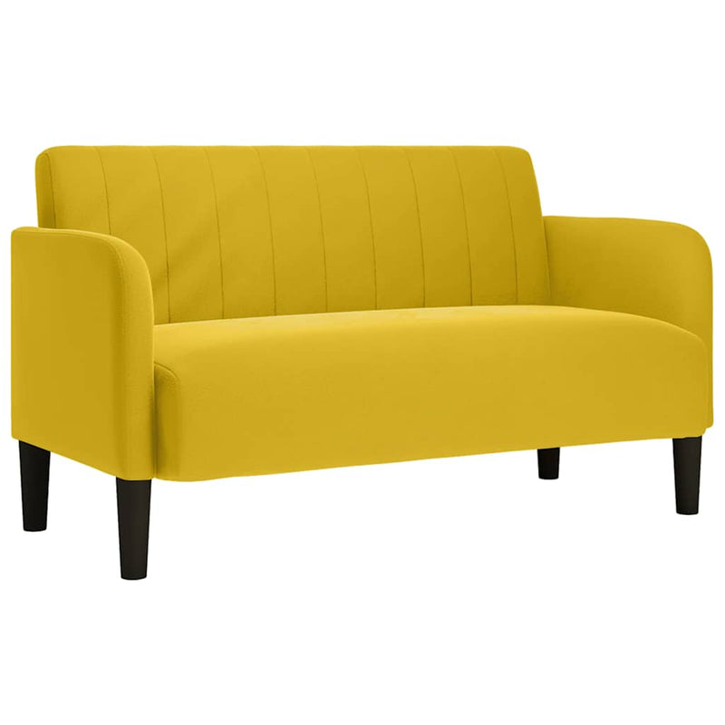 Canapea lovesea galben 109 cm catifea