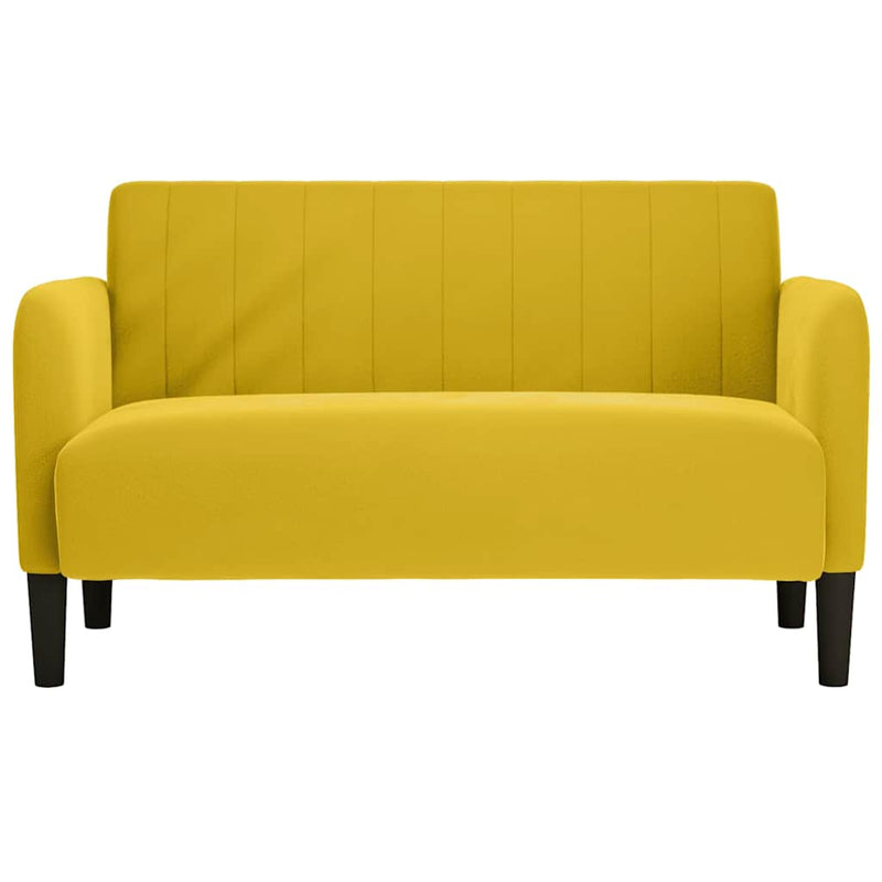 Canapea lovesea galben 109 cm catifea