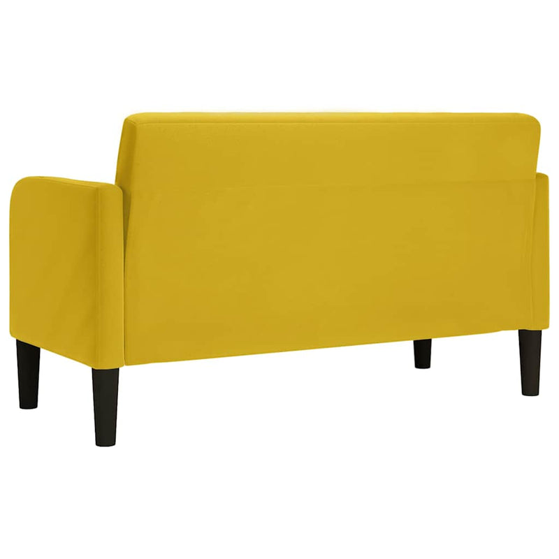 Canapea lovesea galben 109 cm catifea