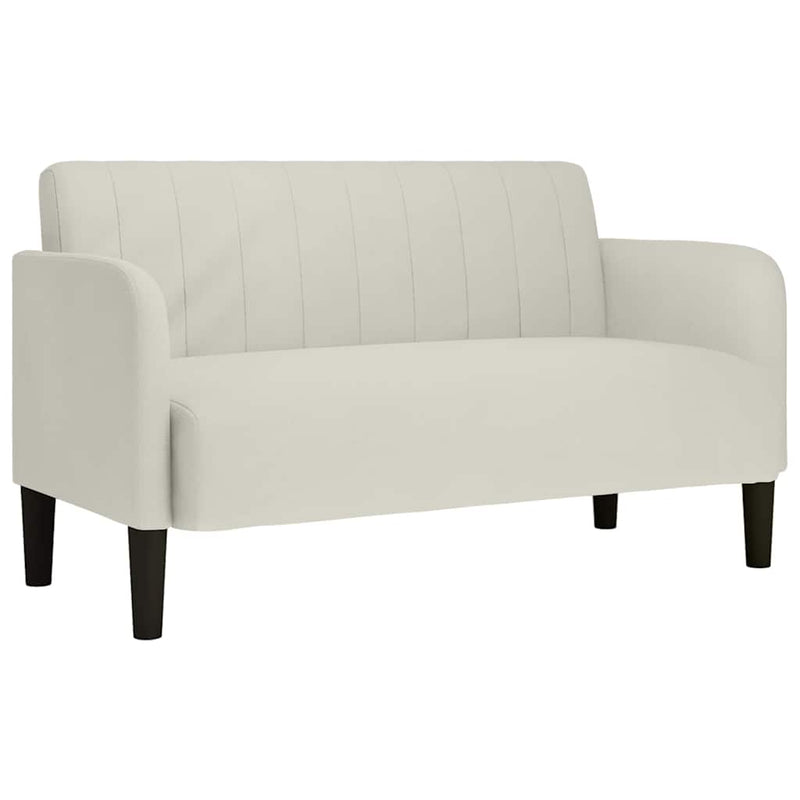 Canapea loveseat crem 109 cm catifea