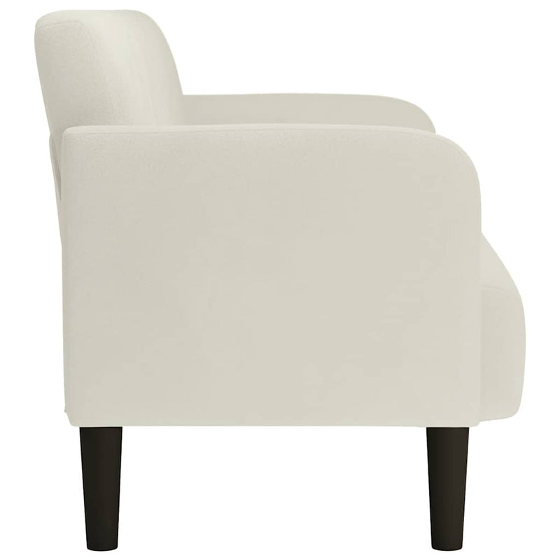 Canapea loveseat crem 109 cm catifea