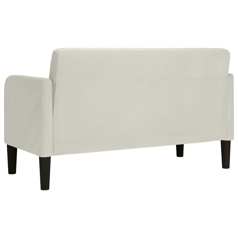 Canapea loveseat crem 109 cm catifea
