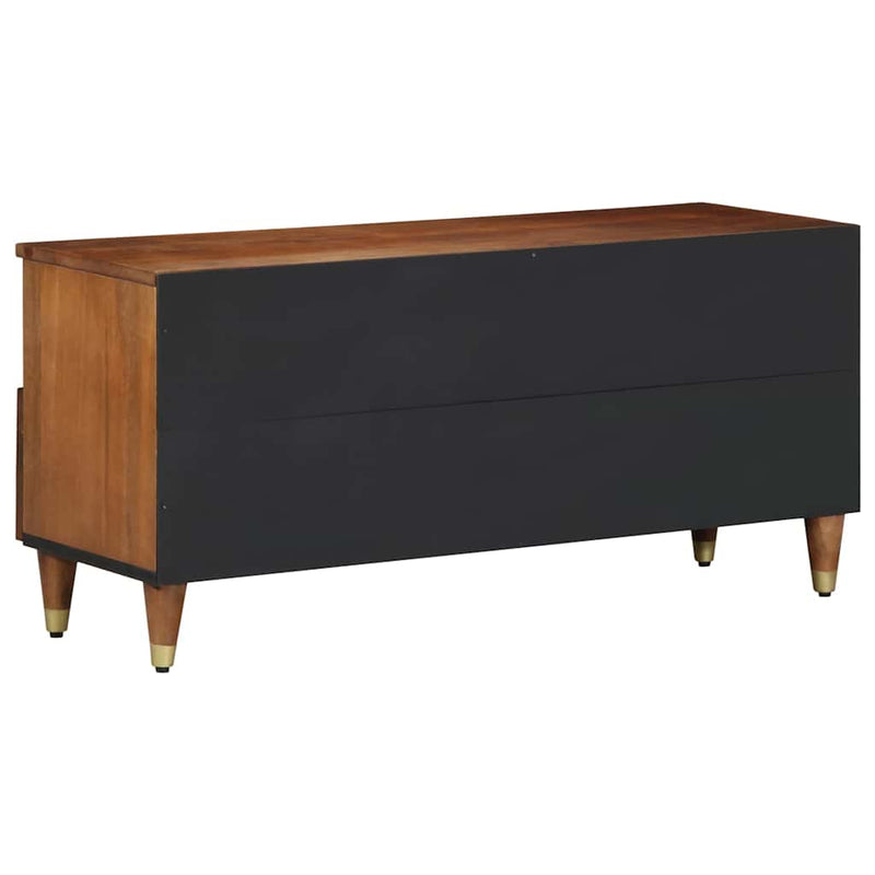 Cabinet TV Maro miere 100 x 33 x 46 cm Lemn de mango solid