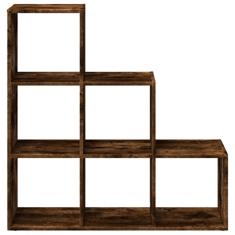 Bibliotecă/separator cameră 3 niveluri stejar 99x29x99 cm lemn