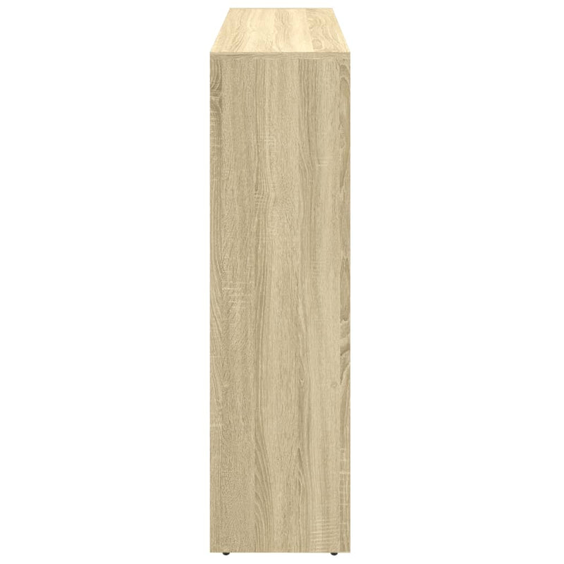 Bibliotecă/separator cameră stejar sonoma 137,5x29x103,5cm lemn