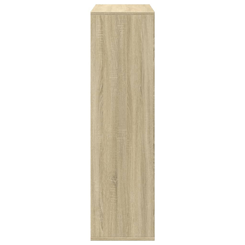 Bibliotecă/separator cameră stejar sonoma 69,5x29x103,5 cm lemn