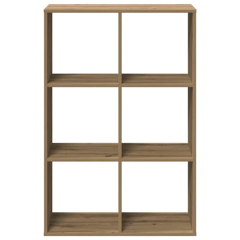 Bibliotecă/separator, stejar artizanal, 69,5x29x103,5 cm, lemn