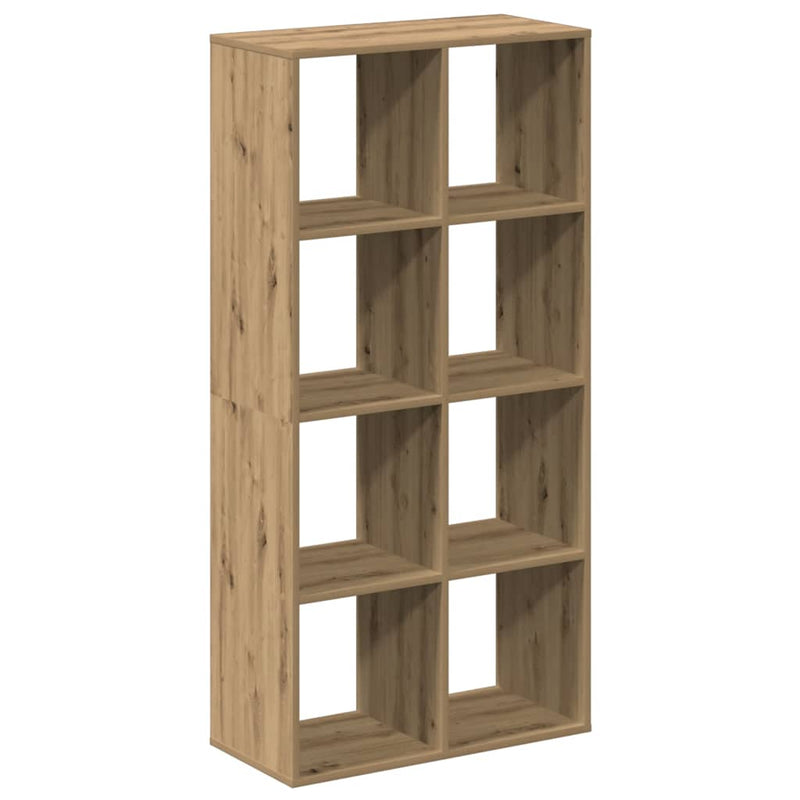 Bibliotecă/separator, stejar artizanal, 69,5x29x137,5 cm, lemn