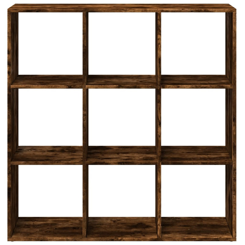 Bibliotecă/separator cameră stejar fumuriu 102x29x103,5 cm lemn