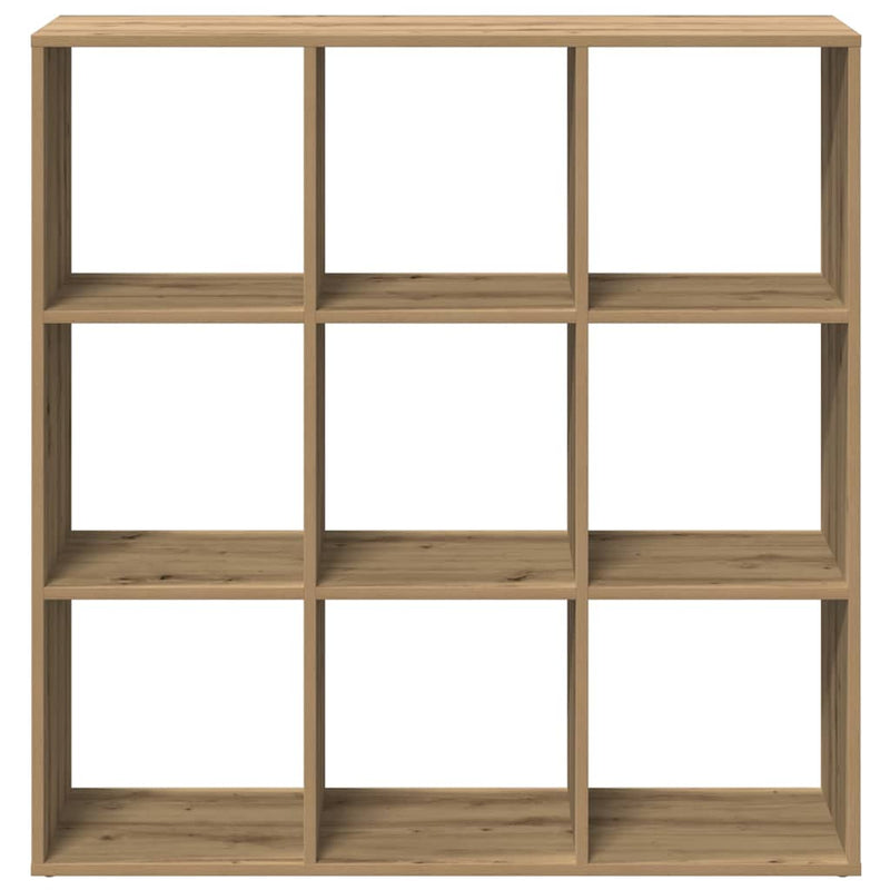 Bibliotecă/separator, stejar artizanal, 102x29x103,5 cm, lemn