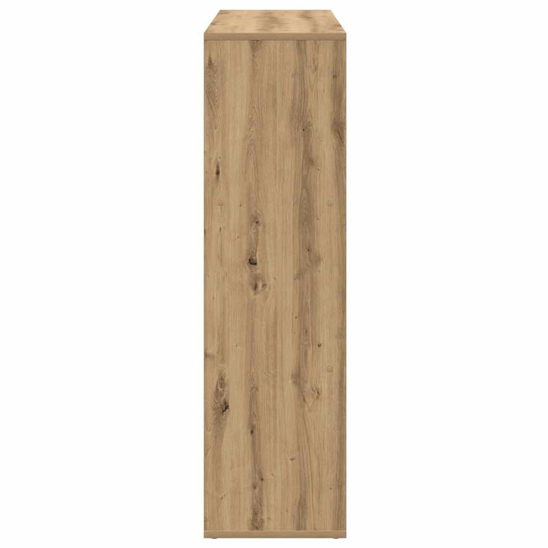 Bibliotecă/separator, stejar artizanal, 102x29x103,5 cm, lemn