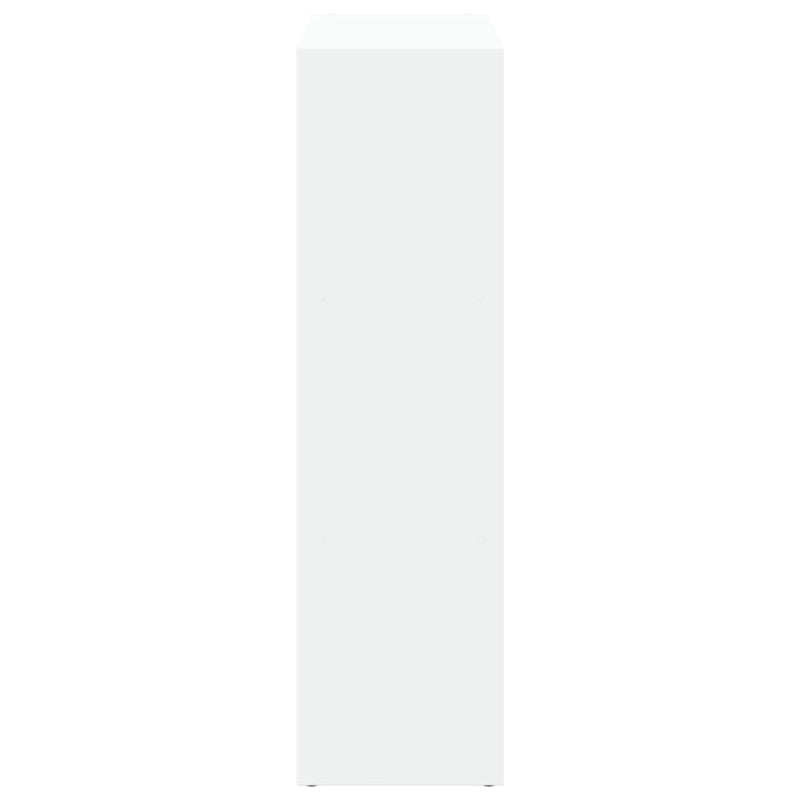 Bibliotecă/separator cameră alb 102x29x103,5 cm lemn prelucrat