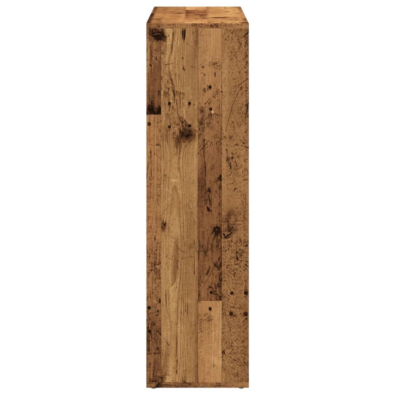 Bibliotecă/separator cameră lemn vechi 102x29x103,5 cm lemn