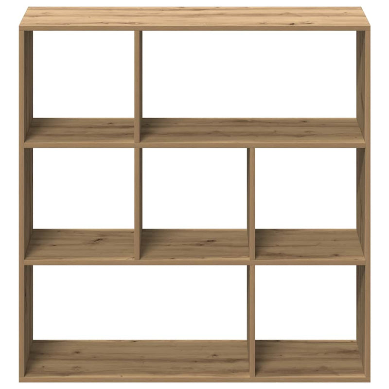 Bibliotecă/separator, stejar artizanal, 102x29x103,5 cm, lemn