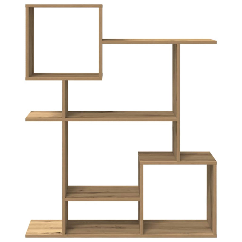 Bibliotecă/separator cameră stejar artizanal 92x29x112 cm lemn