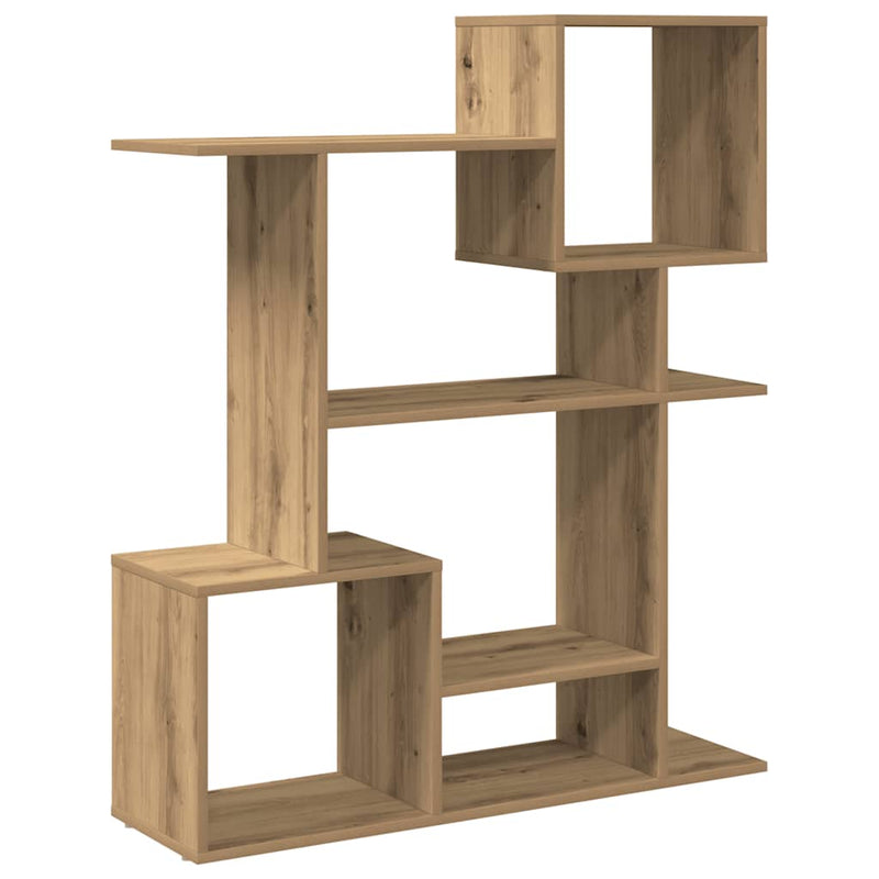 Bibliotecă/separator cameră stejar artizanal 92x29x112 cm lemn