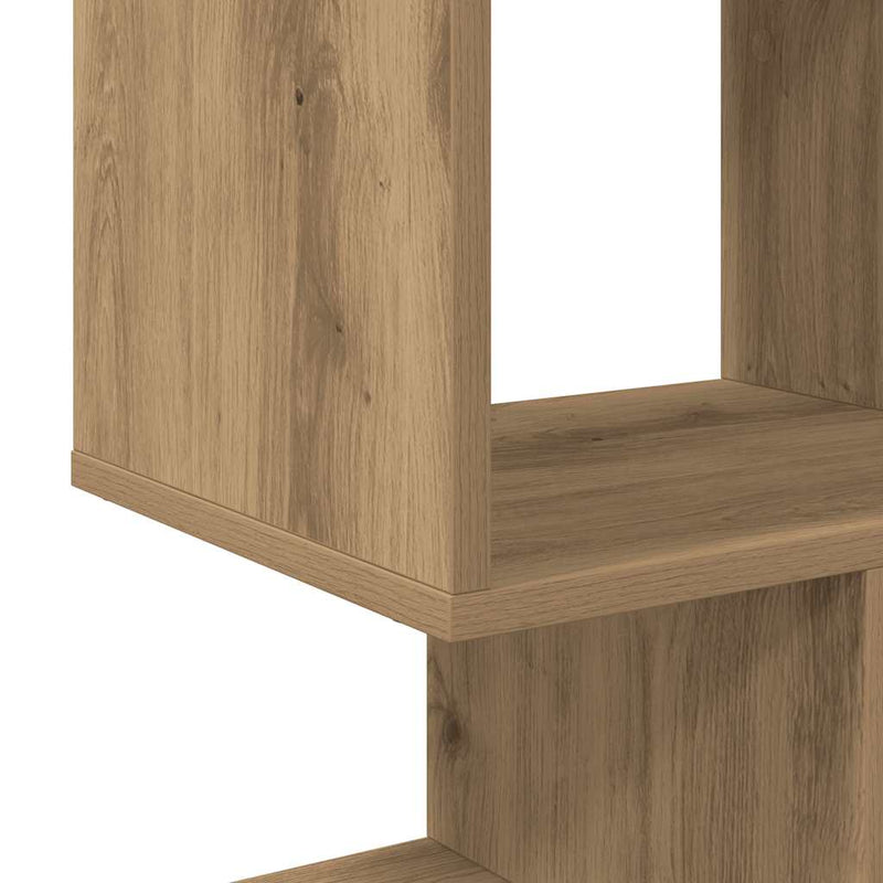 Bibliotecă/separator cameră stejar artizanal 92x29x112 cm lemn