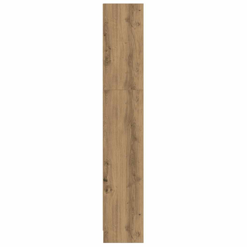 Bibliotecă, stejar artizanal, 60x24x143 cm, lemn prelucrat