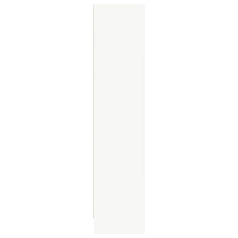 Bibliotecă, alb, 80x24x109 cm, lemn prelucrat