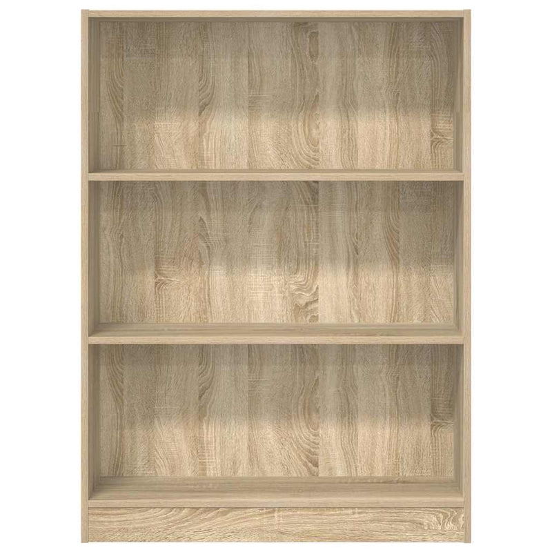 Bibliotecă, stejar sonoma, 80x24x109 cm, lemn prelucrat