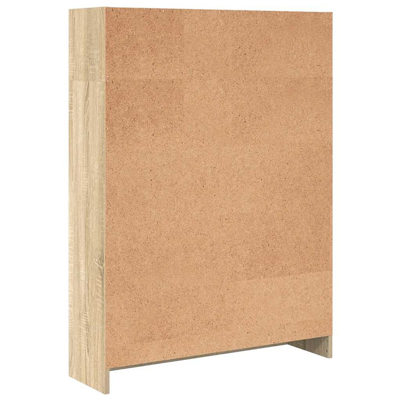 Bibliotecă, stejar sonoma, 80x24x109 cm, lemn prelucrat