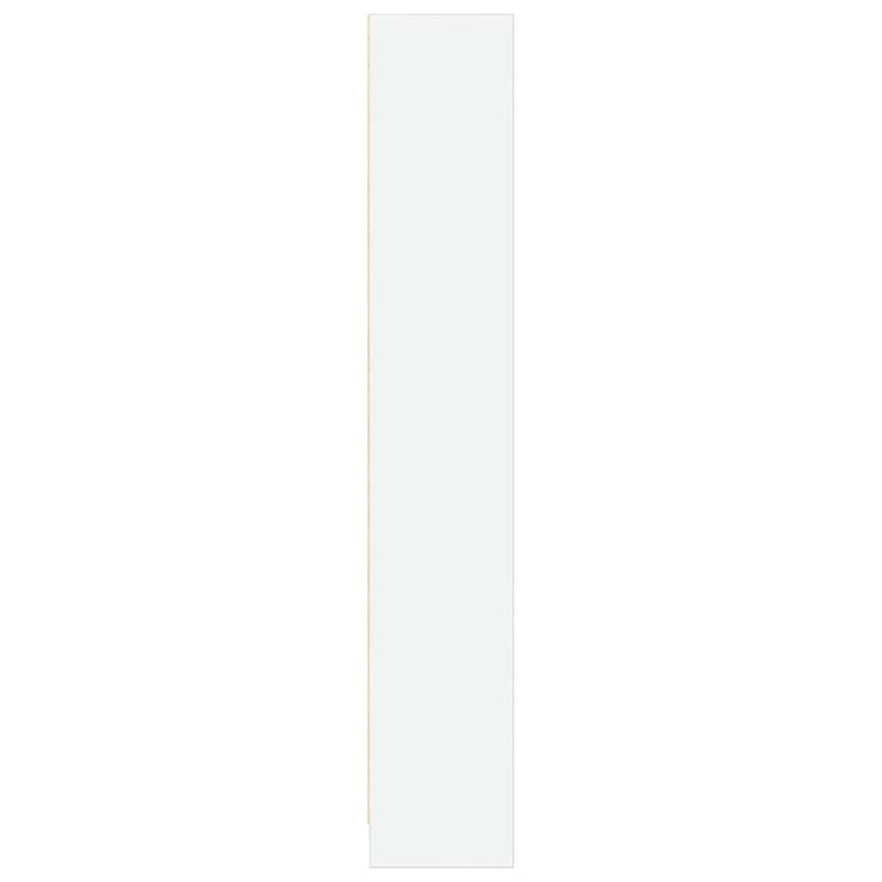 Bibliotecă, alb, 80x24x143 cm, lemn prelucrat