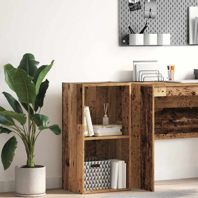 Bibliotecă, lemn vechi, 40x30x77 cm, lemn prelucrat