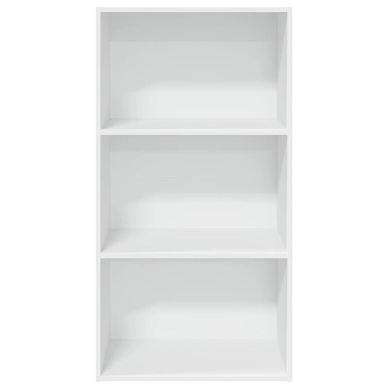 Bibliotecă, alb, 60x30x114 cm, lemn prelucrat