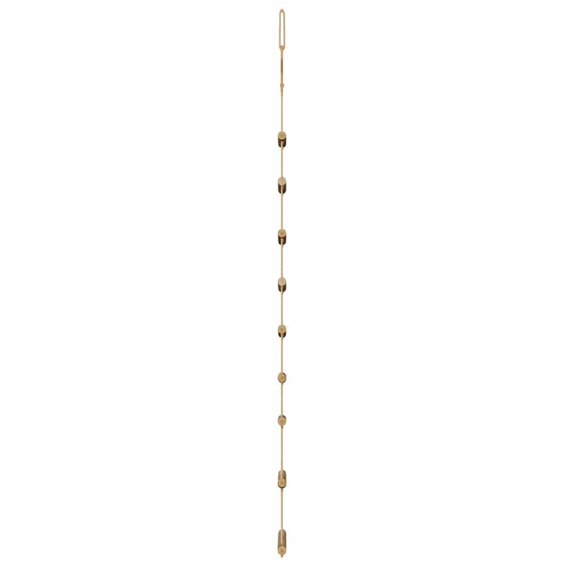 Bradi de Crăciun suspendați cu stele în vârf, 2 buc., 55x120 cm, crenguță naturală