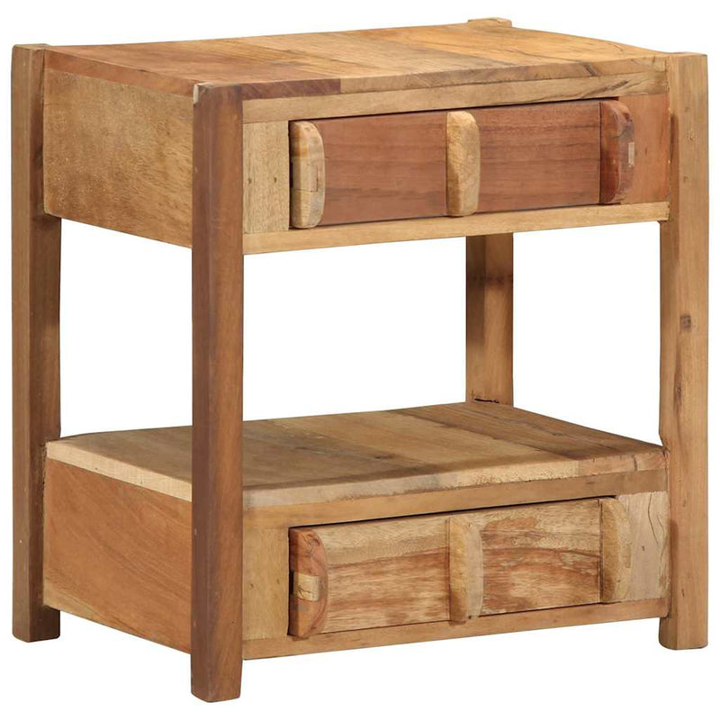 Masă laterală Maro 43 x 32 x 46 cm Lemn recuperat masiv