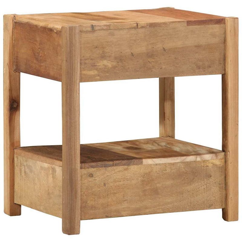 Masă laterală Maro 43 x 32 x 46 cm Lemn recuperat masiv