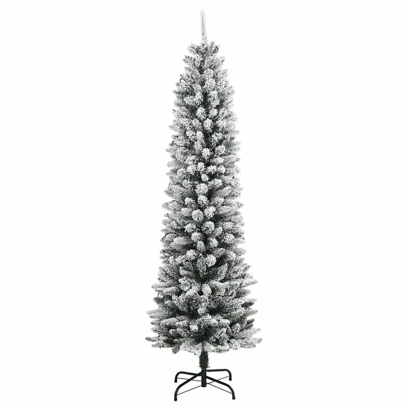 Brad de Crăciun artificial 150 LED-uri și zăpadă, 120 cm