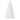 Brad de Crăciun decorativ, alb, 69,5 cm, lemn de pin masiv