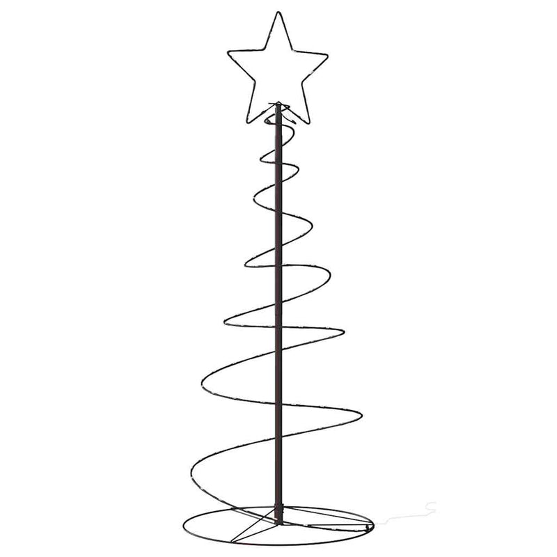 Pom de Crăciun LED 80 LED-uri Alb Cald 120 cm