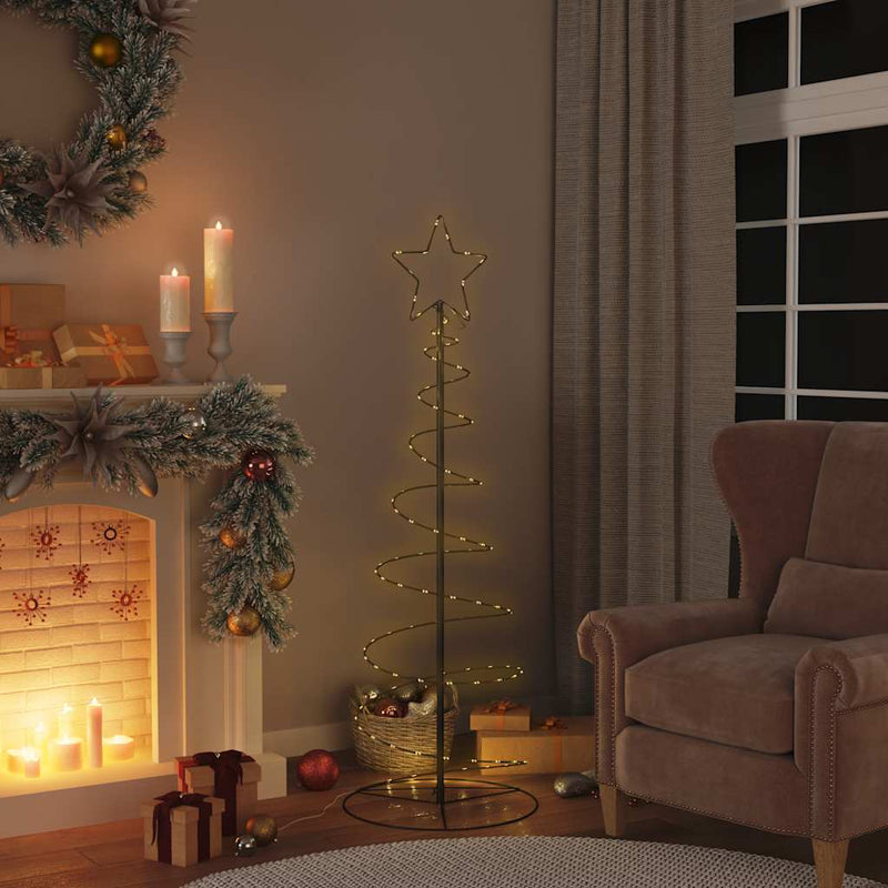 Pom de Crăciun LED 100 LED-uri Alb Cald 150 cm