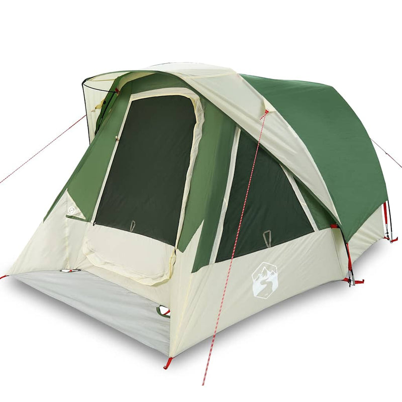 Cabină cort de camping, 4 persoane, verde, impermeabil
