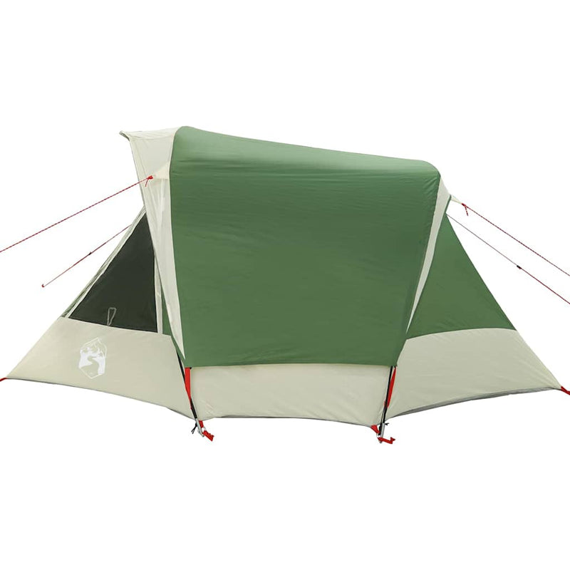 Cabină cort de camping, 4 persoane, verde, impermeabil