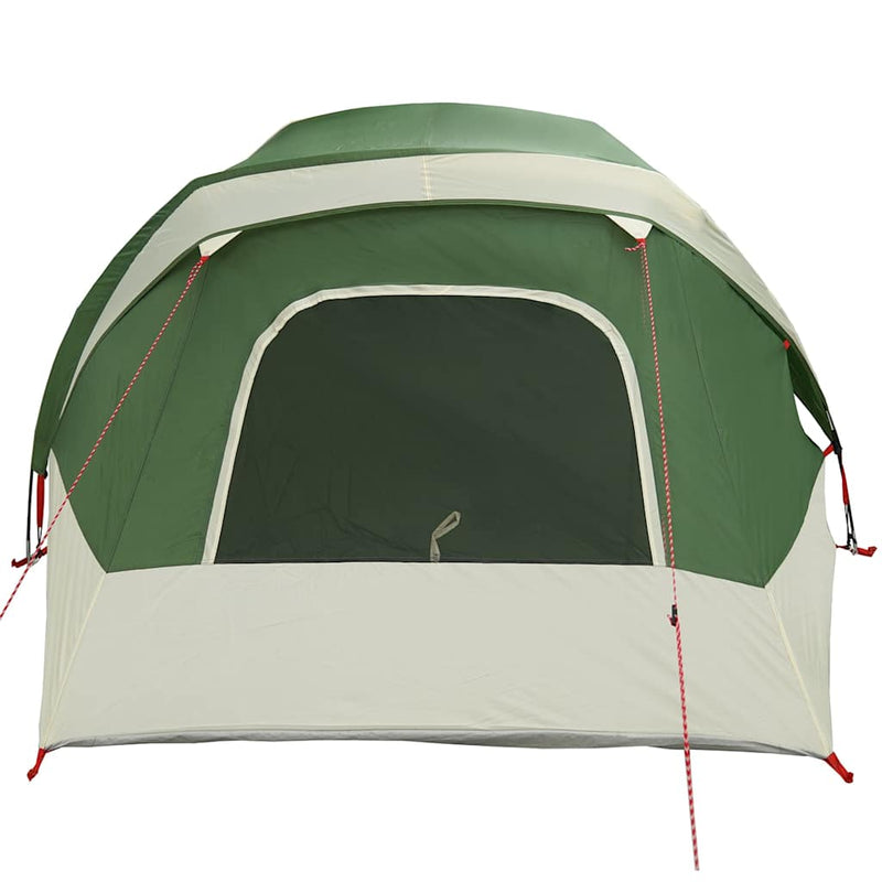 Cabină cort de camping, 4 persoane, verde, impermeabil