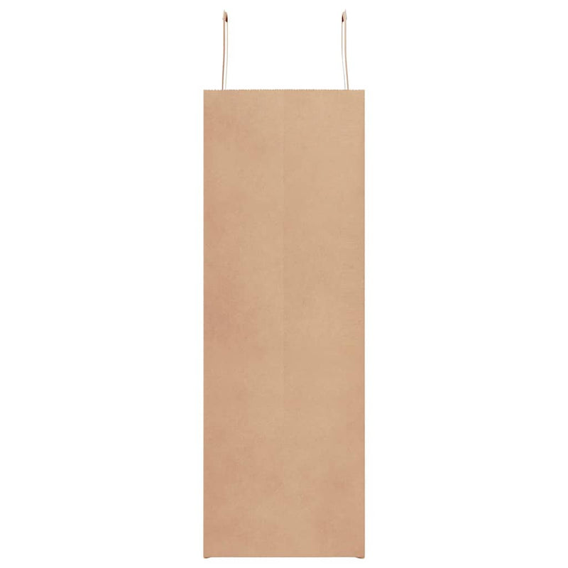 Pungi de hârtie 250 buc cu mânere maro 45x17x48 cm