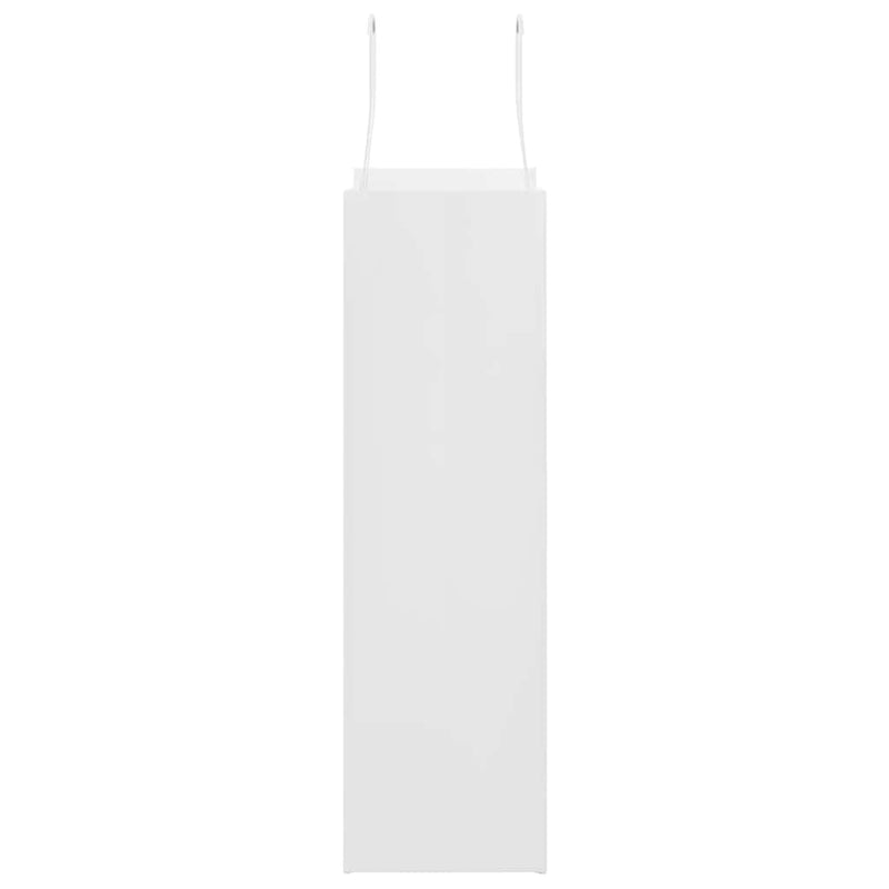Pungi de hârtie 250 buc cu mânere albe 21x11x36 cm
