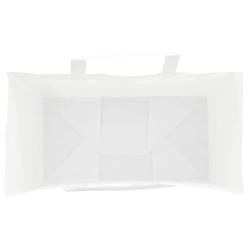 Pungi de hârtie 250 buc cu mânere albe 21x11x36 cm