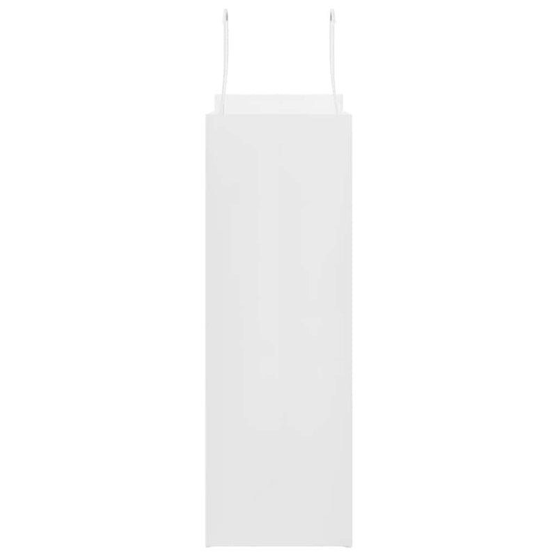 Pungi de hârtie 250 buc cu mânere albe 26x12x35 cm