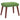 Scaun de relaxare cu taburet, verde deschis, catifea