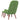 Scaun de relaxare cu taburet, verde deschis, catifea